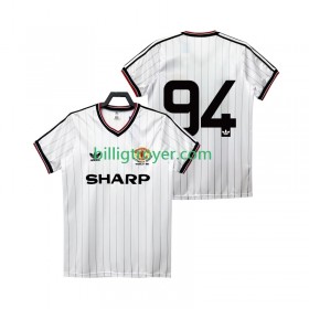 Billige Fotballdrakter Manchester United 94 1983 1984 Retro Bortedraktsett Kortermet